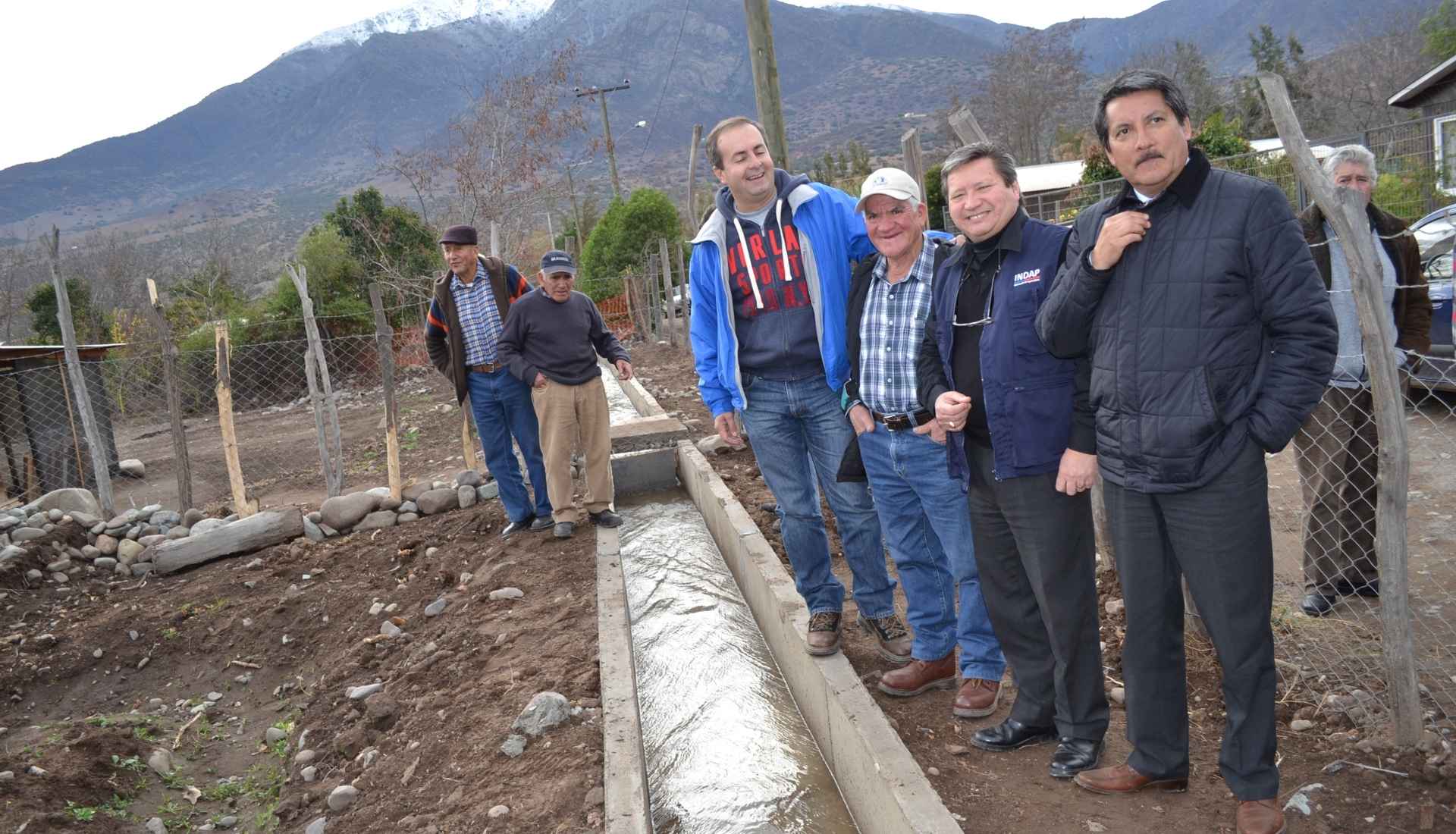 Mejoran canal El Pajonal en Chincolco para fortalecer el riego de 168 agricultores